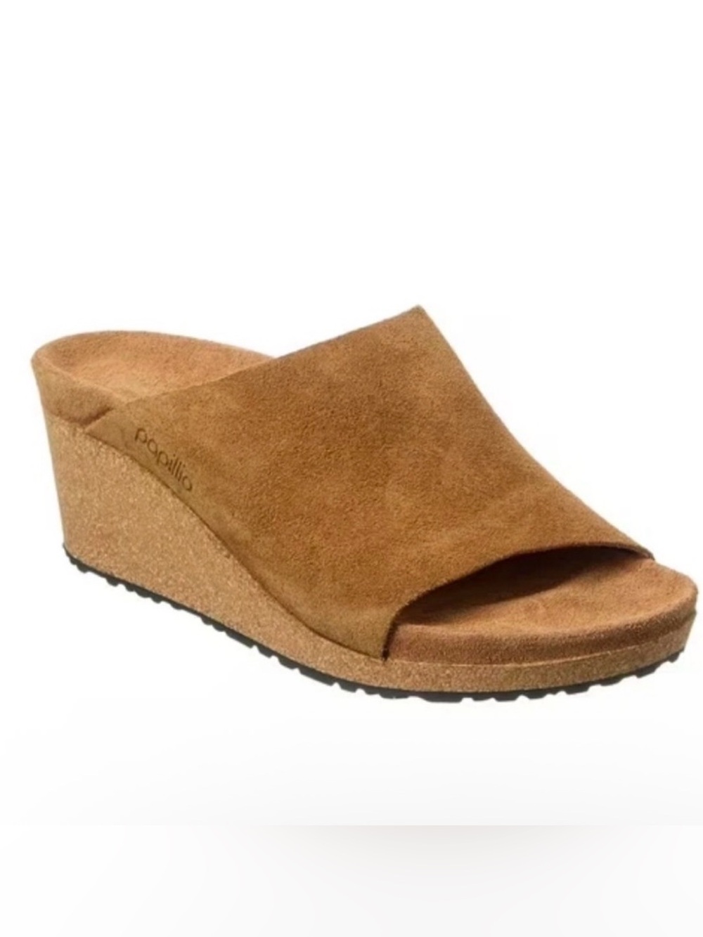 Papillio by Birkenstock Namica Brown Leather Suede Wedge Sandal Size: 36(L5)